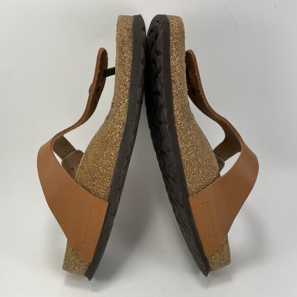 Birkenstock Gizeh Sandals Womens Size 39 US 8-8.5 Ginger Brown Flip Flops - Picture 6 of 9